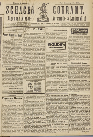 Schager Courant 1927-05-31