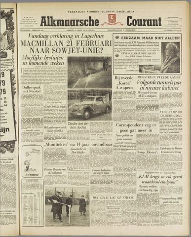 Alkmaarsche Courant 1959-02-05