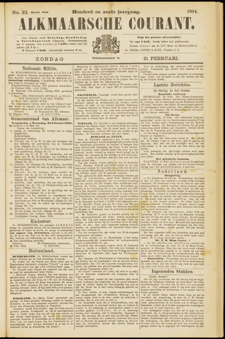 Alkmaarsche Courant 1904-02-21