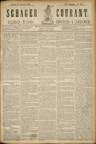 Schager Courant 1904-08-28