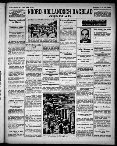 Noord-Hollandsch Dagblad : ons blad 1936-05-09