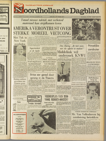 Noordhollands Dagblad : dagblad voor Alkmaar en omgeving 1967-08-08