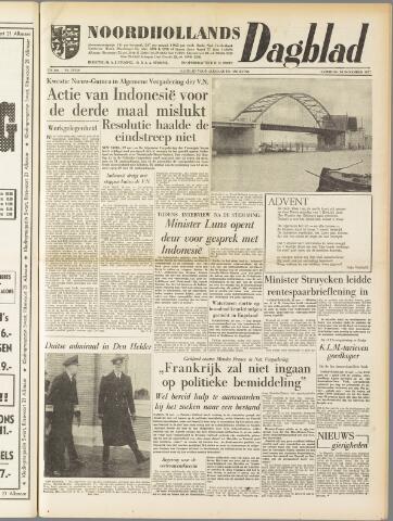 Noordhollands Dagblad : dagblad voor Alkmaar en omgeving 1957-11-30