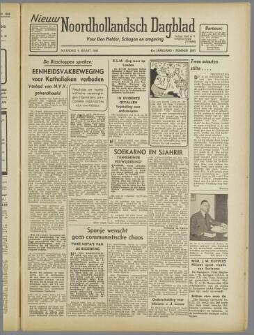 Nieuw Noordhollandsch Dagblad, editie Schagen 1946-03-04
