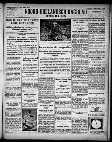 Noord-Hollandsch Dagblad : ons blad 1936-03-13
