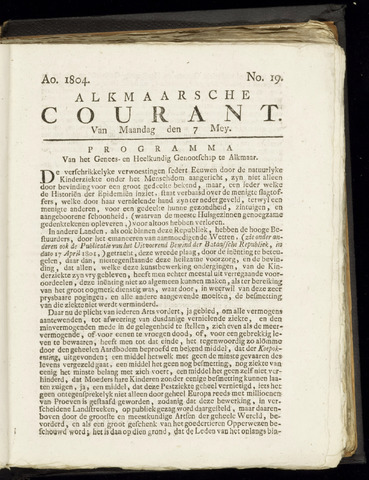 Alkmaarsche Courant 1804-05-07