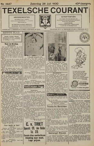 Texelsche Courant 1930-07-26