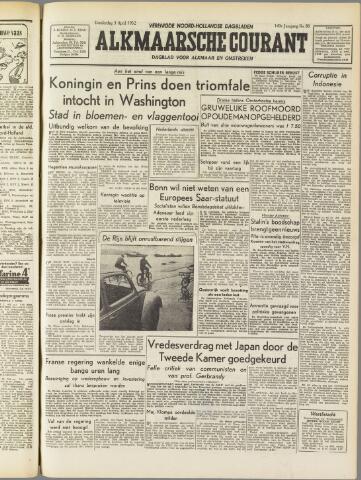 Alkmaarsche Courant 1952-04-03