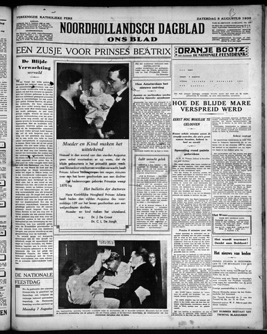 Noord-Hollandsch Dagblad : ons blad 1939-08-05