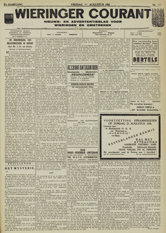 Wieringer courant 1936-08-21