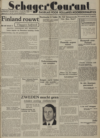 Schager Courant 1940-03-14