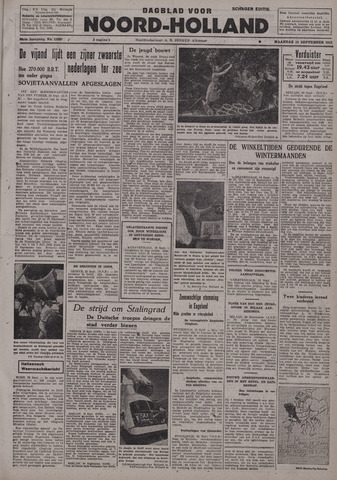 Dagblad Noord-Holland, Schager editie 1942-09-21