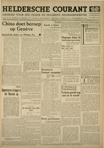 Heldersche Courant 1937-09-16