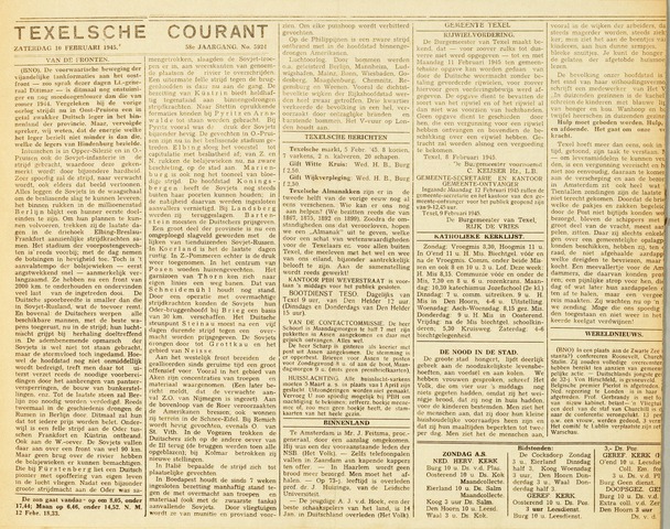 Texelsche Courant 1945-02-10