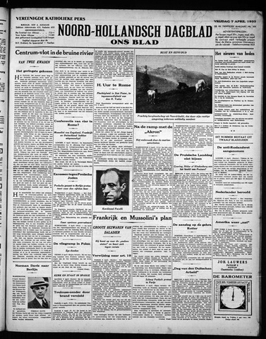 Noord-Hollandsch Dagblad : ons blad 1933-04-07