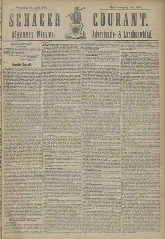 Schager Courant 1913-04-23