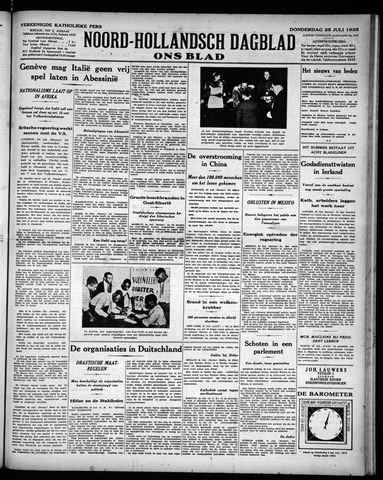 Noord-Hollandsch Dagblad : ons blad 1935-07-25