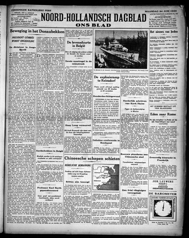 Noord-Hollandsch Dagblad : ons blad 1935-06-24