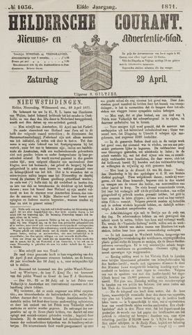 Heldersche Courant 1871-04-29