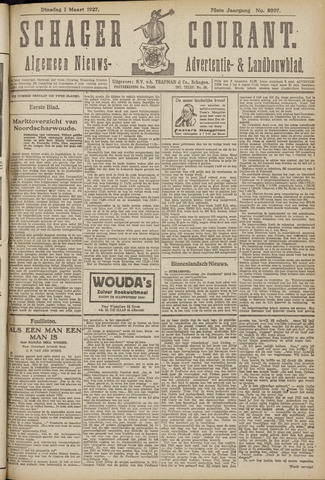 Schager Courant 1927-03-01