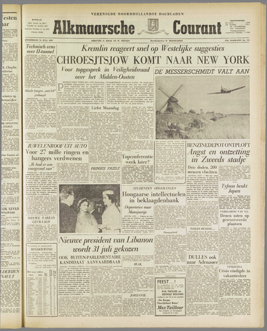 Alkmaarsche Courant 1958-07-24