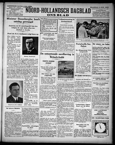 Noord-Hollandsch Dagblad : ons blad 1935-06-03