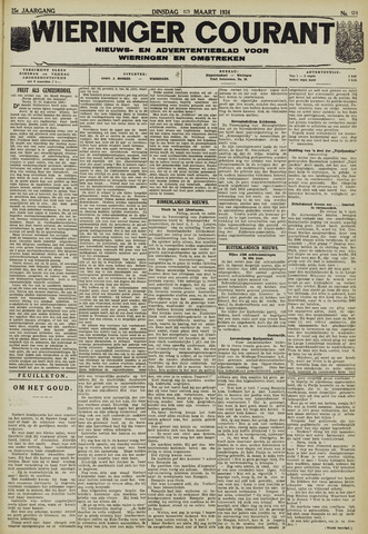 Wieringer courant 1934-03-13