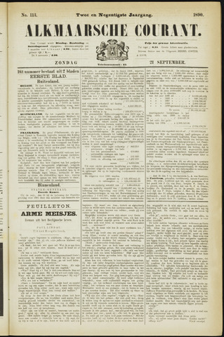 Alkmaarsche Courant 1890-09-21