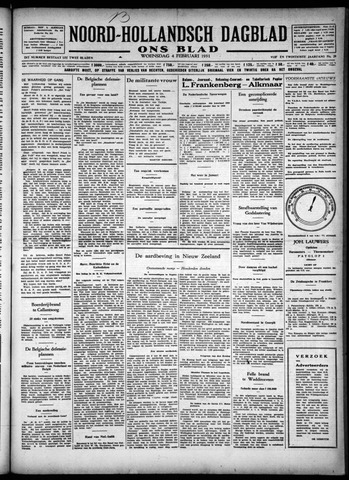 Noord-Hollandsch Dagblad : ons blad 1931-02-04