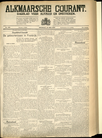 Alkmaarsche Courant 1932-05-10