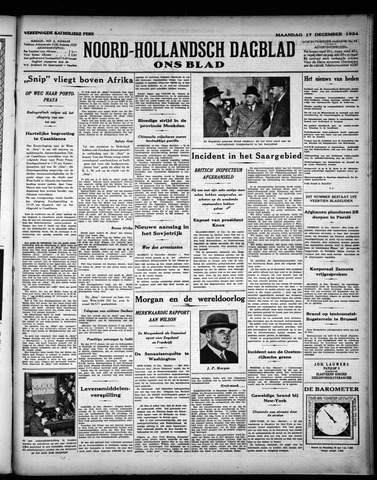 Noord-Hollandsch Dagblad : ons blad 1934-12-17