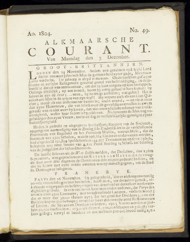 Alkmaarsche Courant 1804-12-03