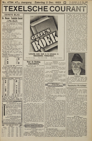 Texelsche Courant 1933-12-02