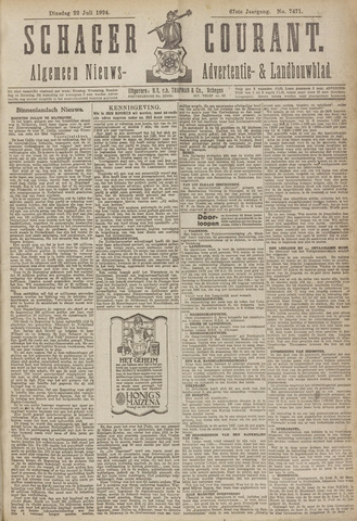 Schager Courant 1924-07-22