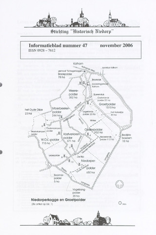 Informatieblad stichting Historisch Niedorp 2006-11-01