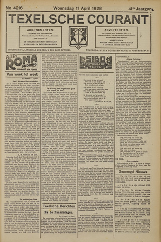 Texelsche Courant 1928-04-11
