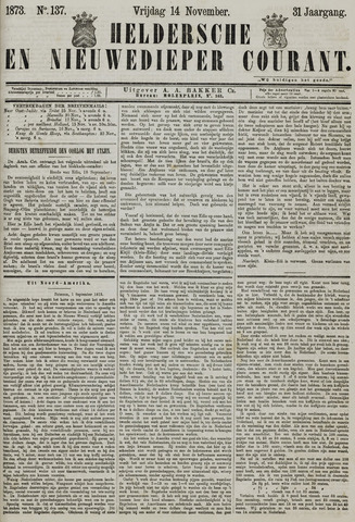 Heldersche en Nieuwedieper Courant 1873-11-14