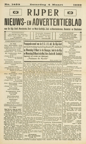Rijper Nieuws- en Advertentieblad 1939-03-04
