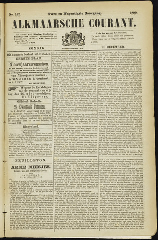 Alkmaarsche Courant 1890-12-21
