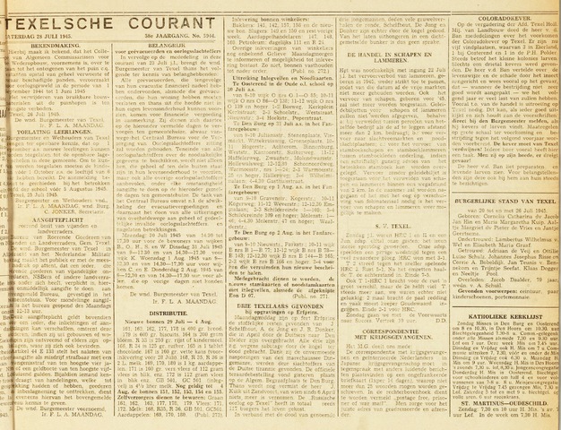 Texelsche Courant 1945-07-28