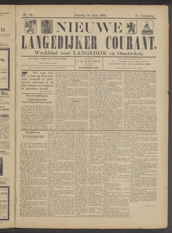 Nieuwe Langedijker Courant 1896-06-21
