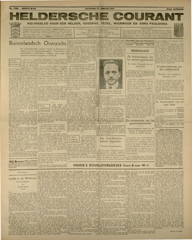 Heldersche Courant 1934-01-27
