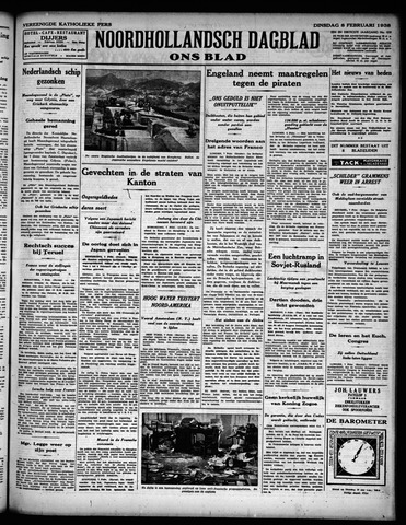 Noord-Hollandsch Dagblad : ons blad 1938-02-08