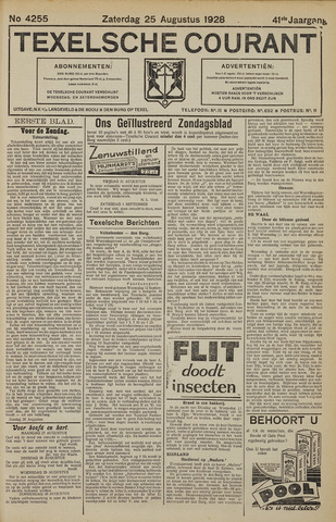 Texelsche Courant 1928-08-25
