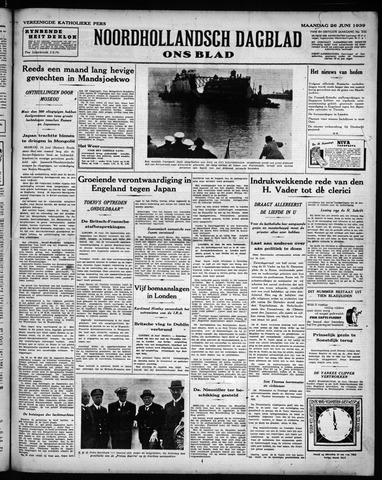 Noord-Hollandsch Dagblad : ons blad 1939-06-26