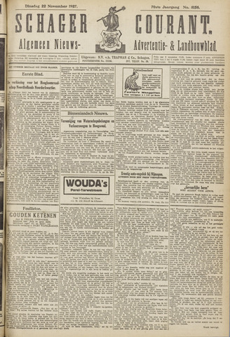 Schager Courant 1927-11-22