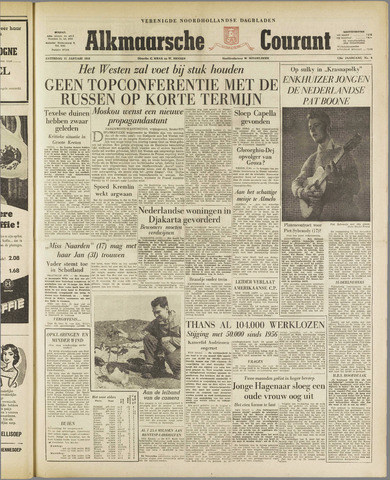 Alkmaarsche Courant 1958-01-11
