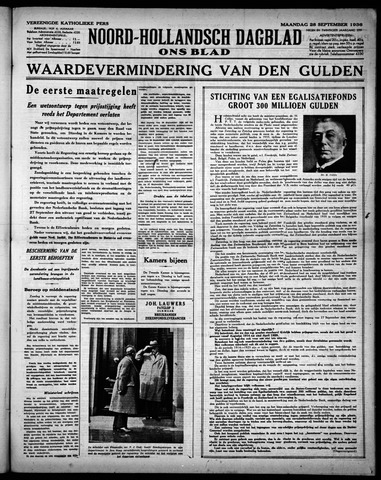 Noord-Hollandsch Dagblad : ons blad 1936-09-28
