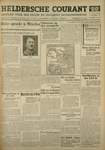 Heldersche Courant 1937-11-09