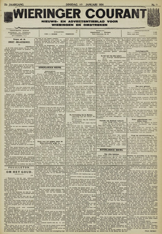 Wieringer courant 1934-01-16
